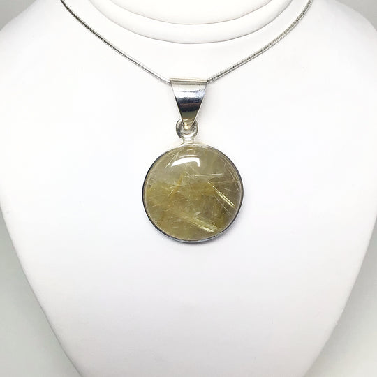 Rutilated Quartz Pendant - Rocks and Gems Canada