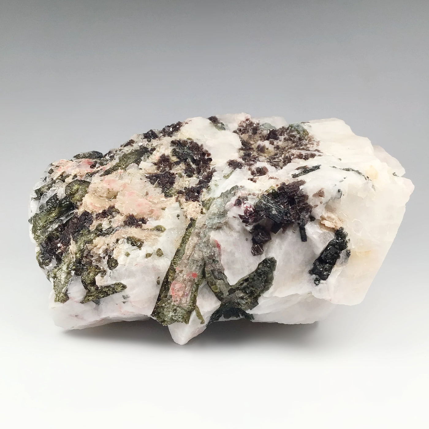 Green Tourmaline in Matrix