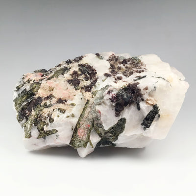 Green Tourmaline in Matrix