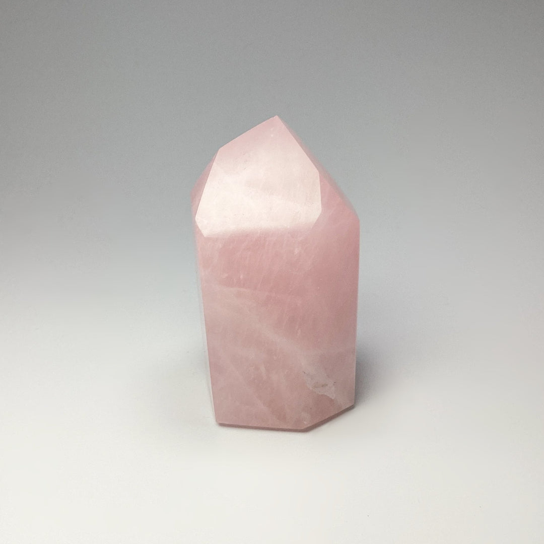 Rose Quartz Point - Rocks and Gems Canada