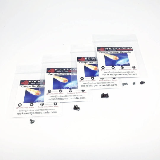 Mini Meteorite Collection Kit - Campo Del Cielo - Rocks and Gems Canada