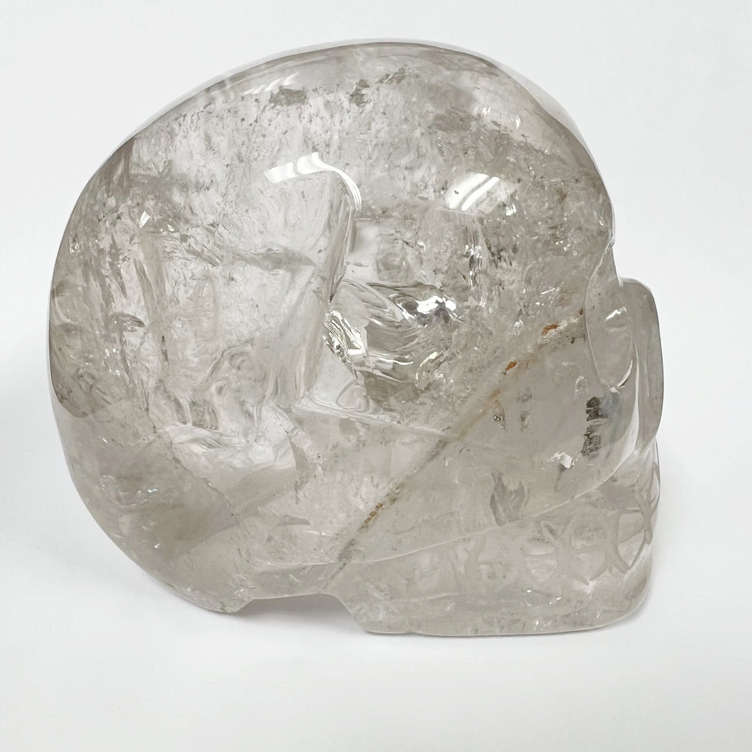 Carved Quartz Crystal Skull - Rocks and Gems Canada