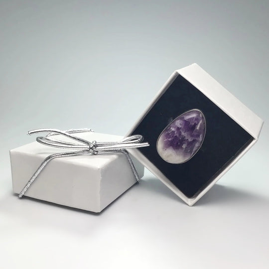 Chevron Amethyst Ring - Rocks and Gems Canada