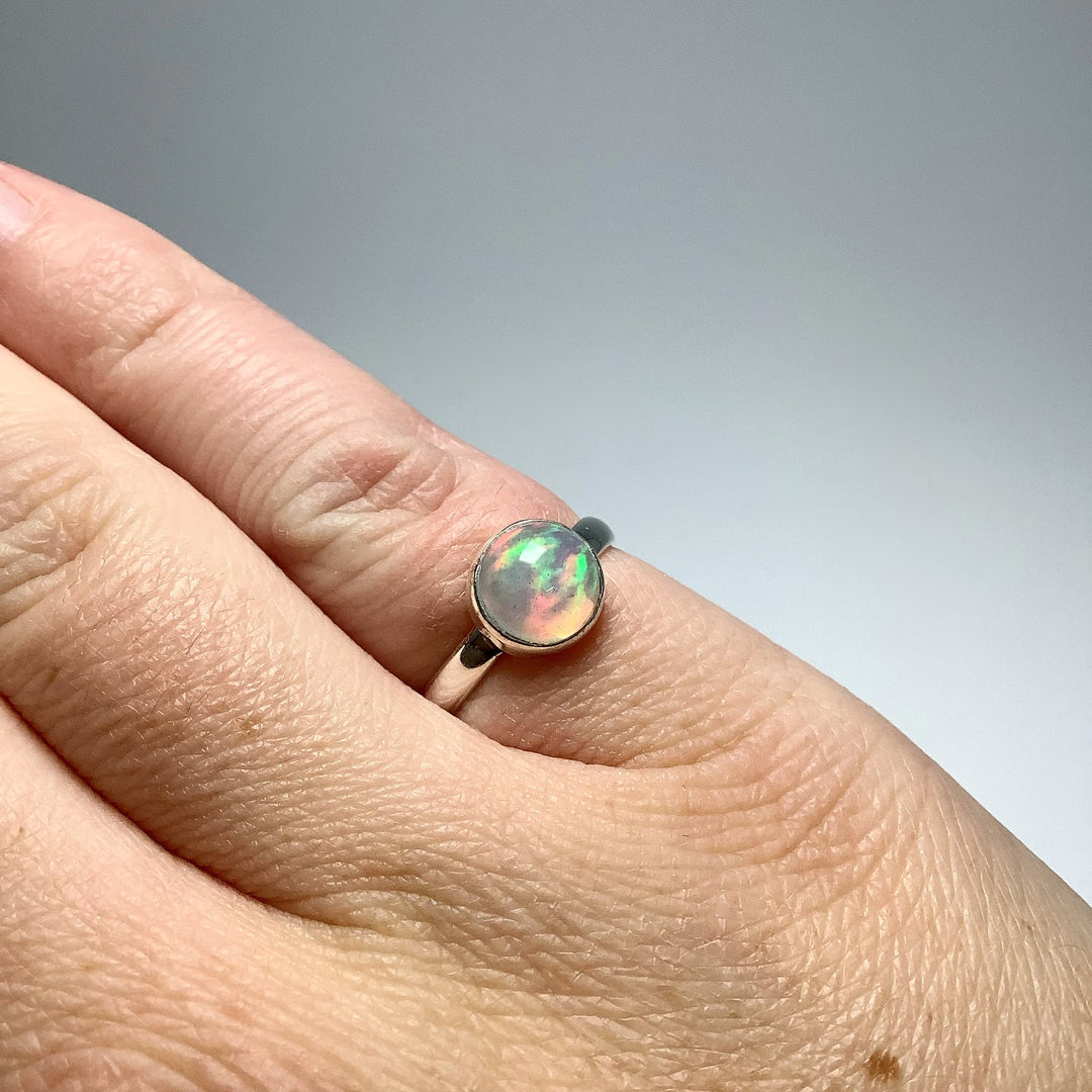 Ethiopian Fire Opal Ring - Rocks and Gems Canada
