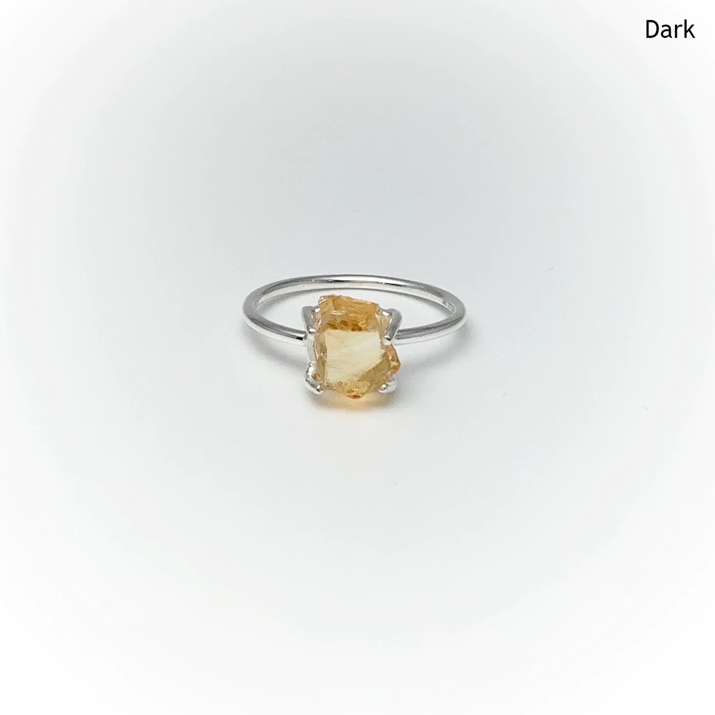 Raw Citrine Ring