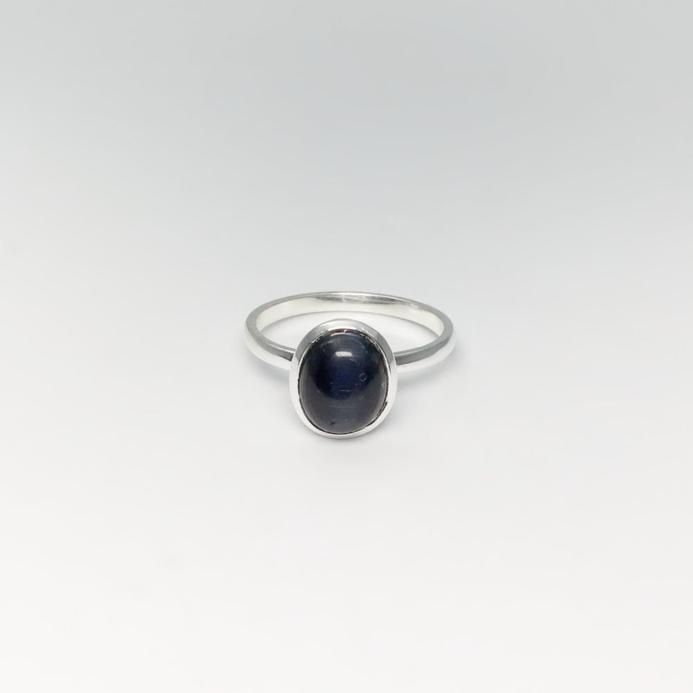 Blue Tiger Eye Ring - Rocks and Gems Canada