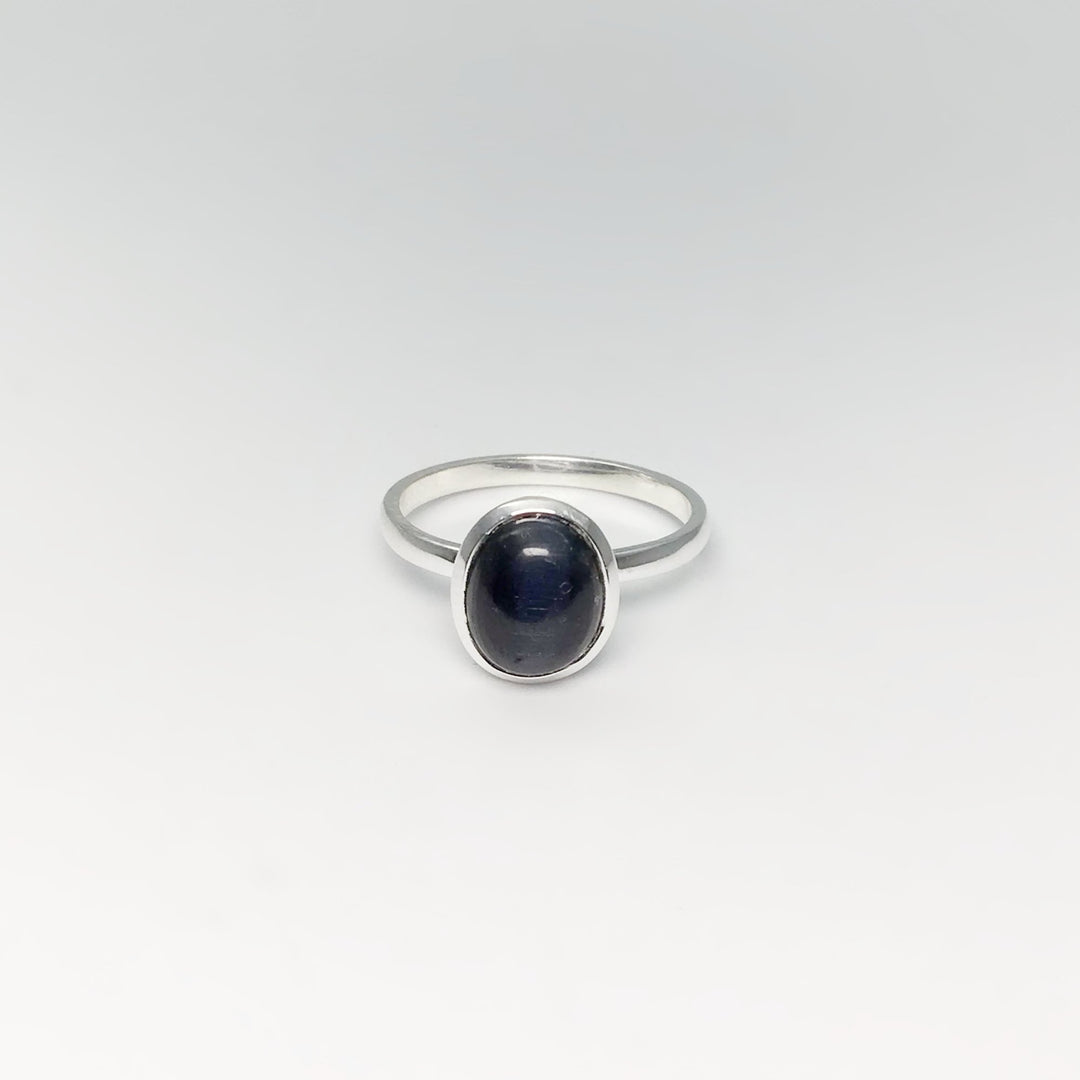 Blue Tiger Eye Ring - Rocks and Gems Canada
