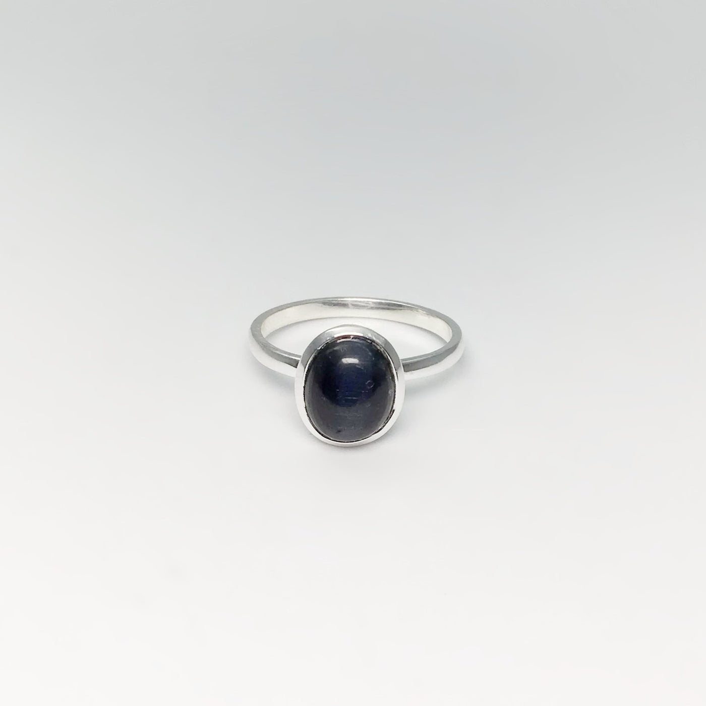 Blue Tiger Eye Ring