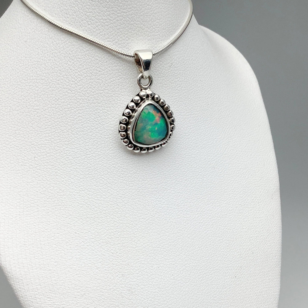 Fire Opal Pendant - Rocks and Gems Canada