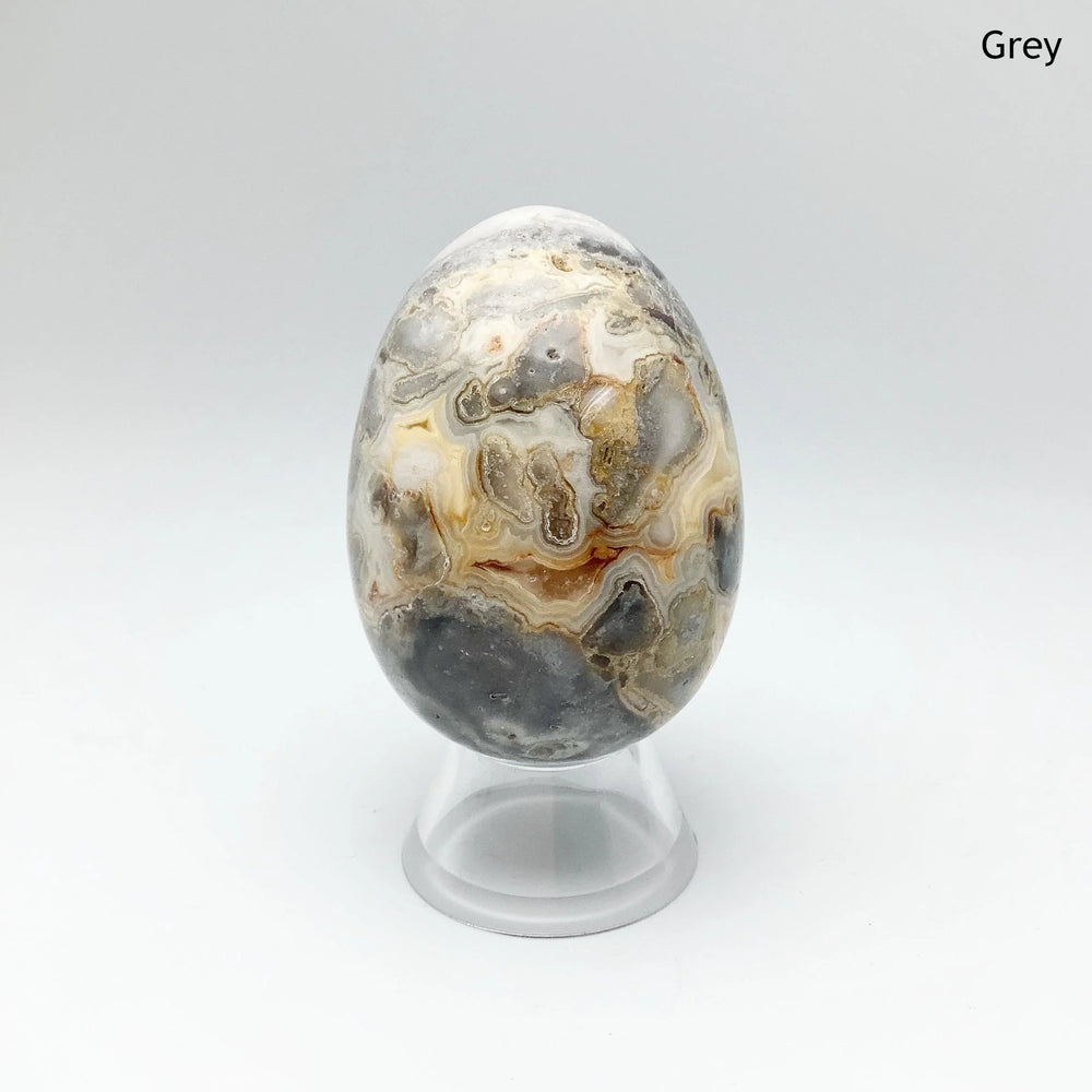 Crazy Lace Agate Egg - Rocks and Gems Canada