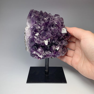 Amethyst Druze Cluster on Stand