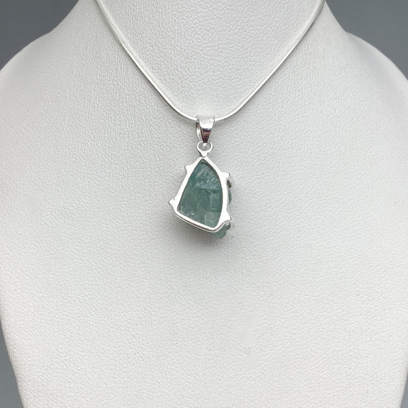 Raw Aquamarine Pendant