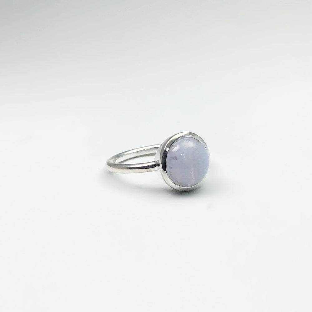 Blue Lace Agate Ring - Rocks and Gems Canada