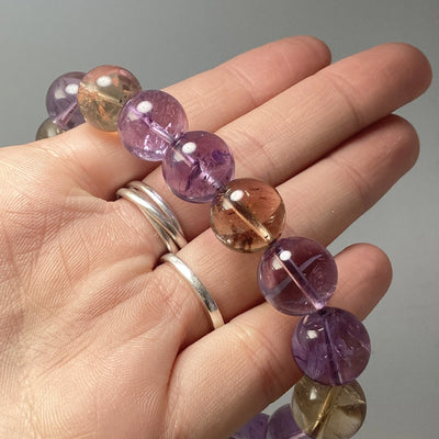 Ametrine Beaded Bracelet