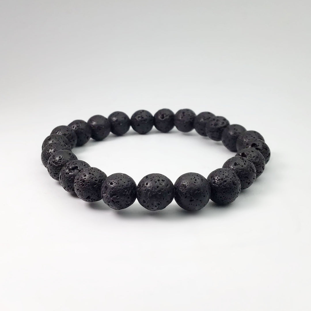 Lava Stone Beaded Bracelet - Rocks and Gems Canada