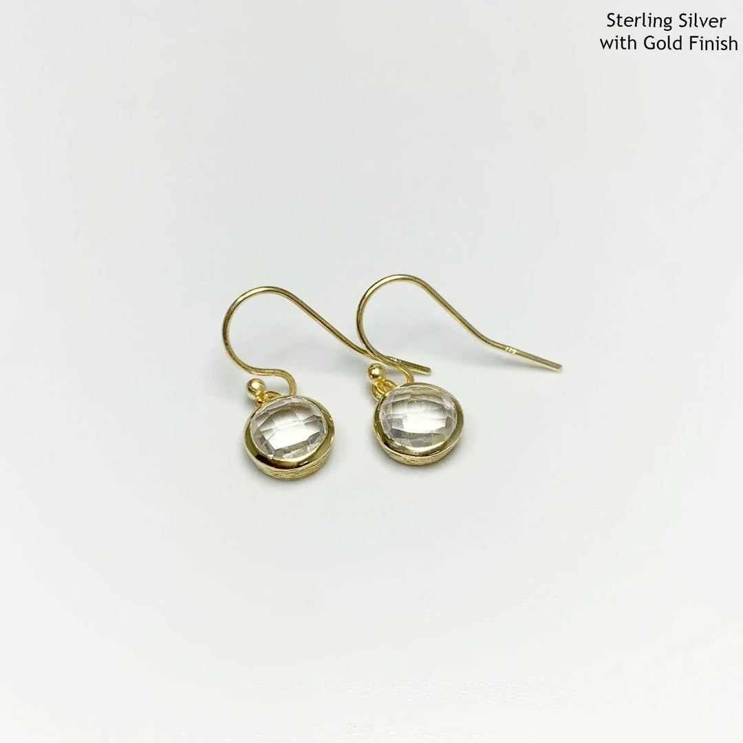 Quartz Dangle Earrings - Rocks and Gems Canada