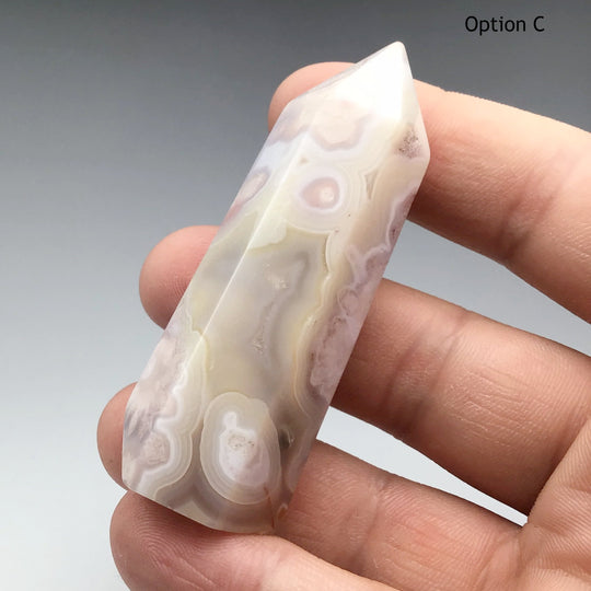 Flower Agate Point - Rocks and Gems Canada