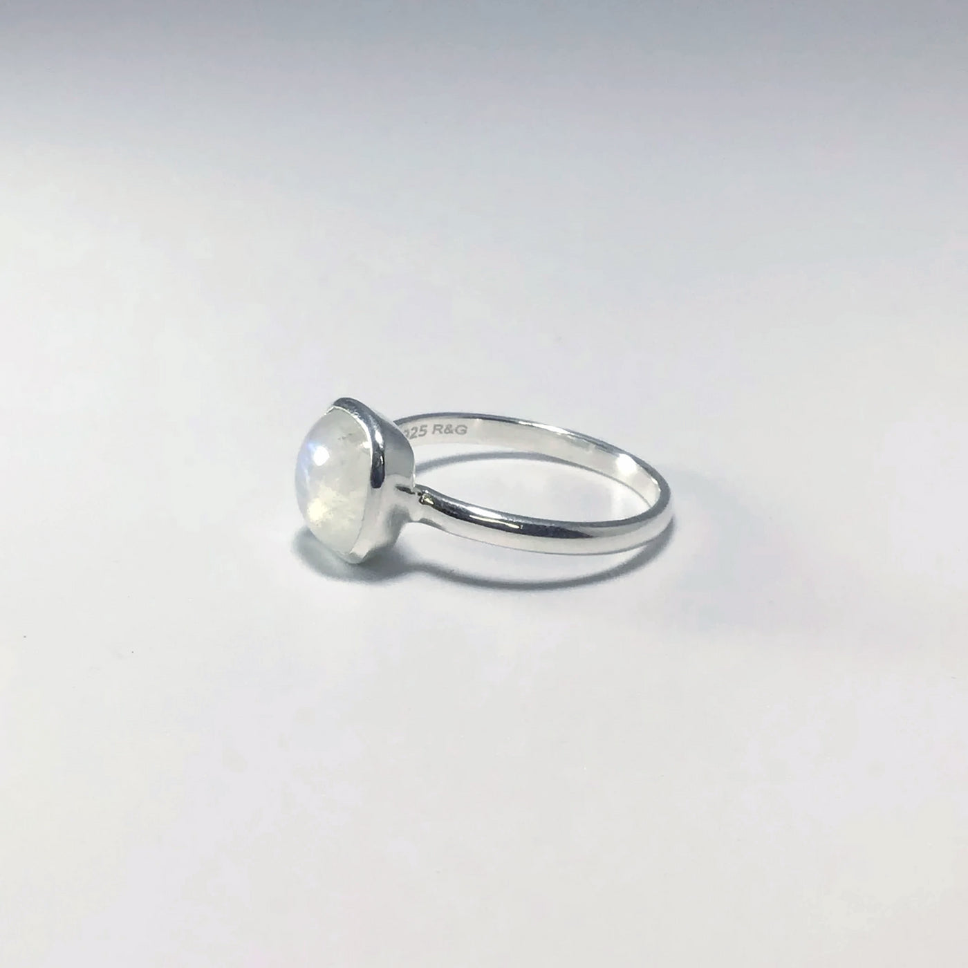 Rainbow Moonstone Ring