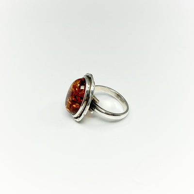 Cognac Amber Ring