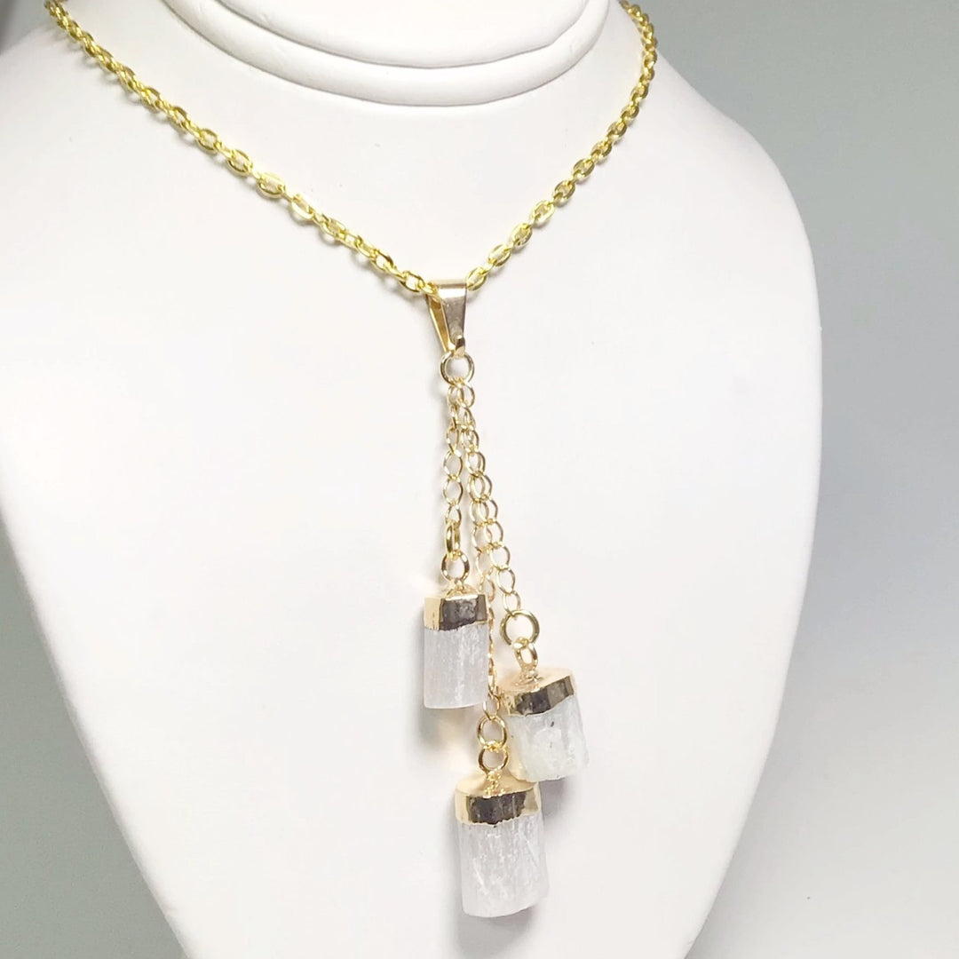 Selenite Necklace - Rocks and Gems Canada