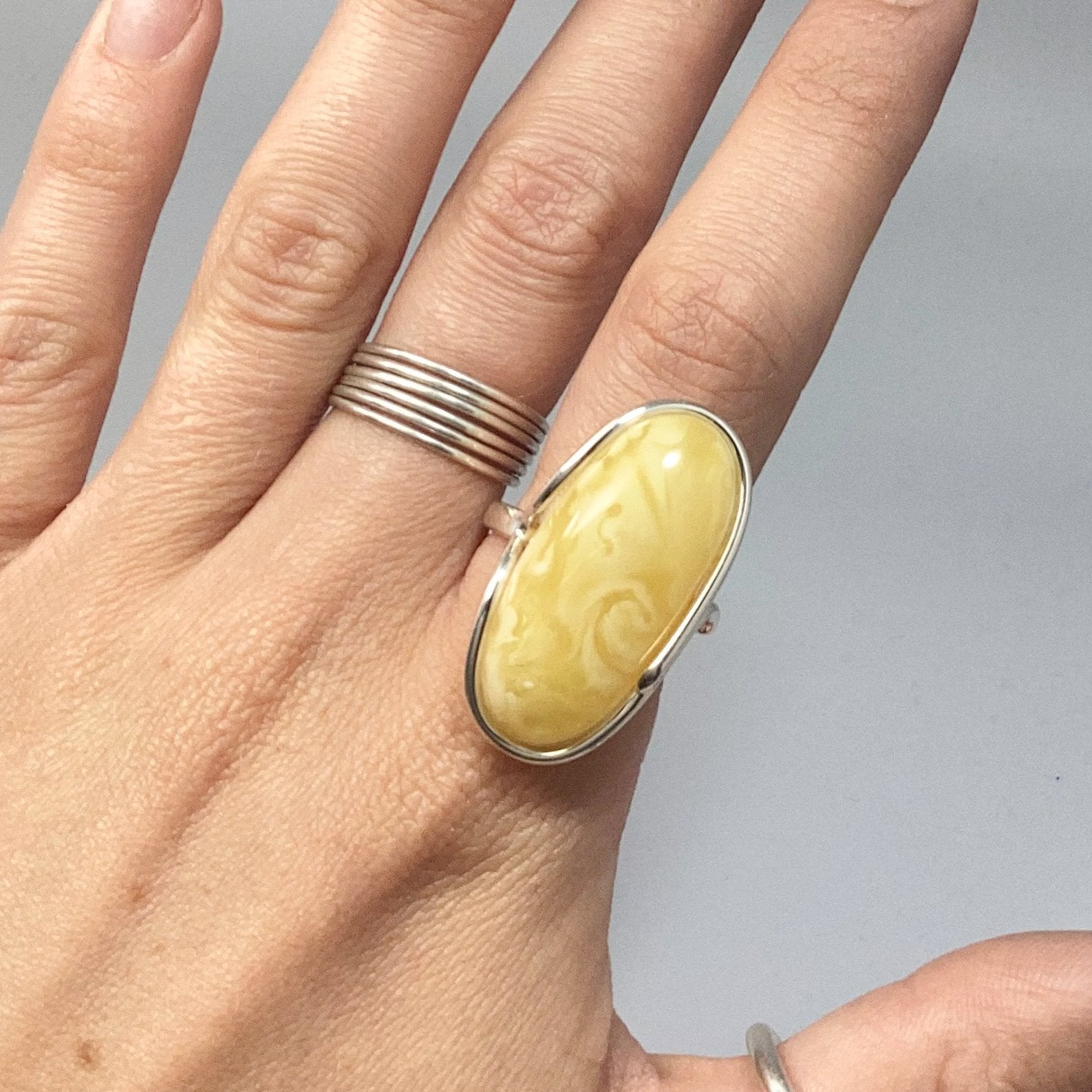 Butterscotch Amber Ring Rocks and Gems Canada