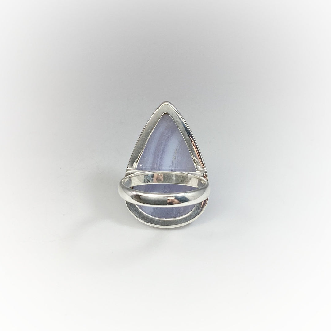 Blue Lace Agate Ring - Rocks and Gems Canada
