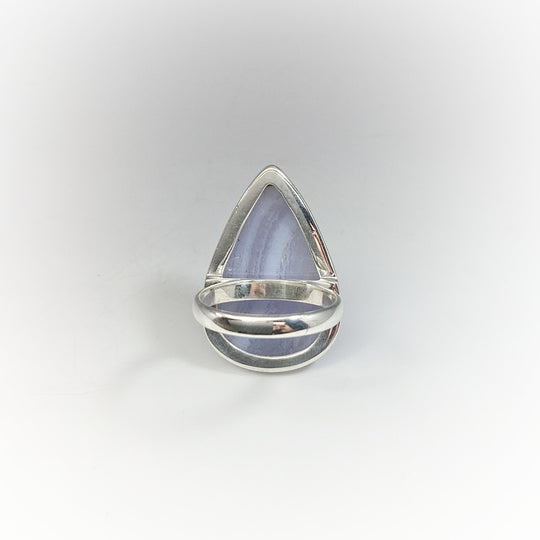 Blue Lace Agate Ring - Rocks and Gems Canada