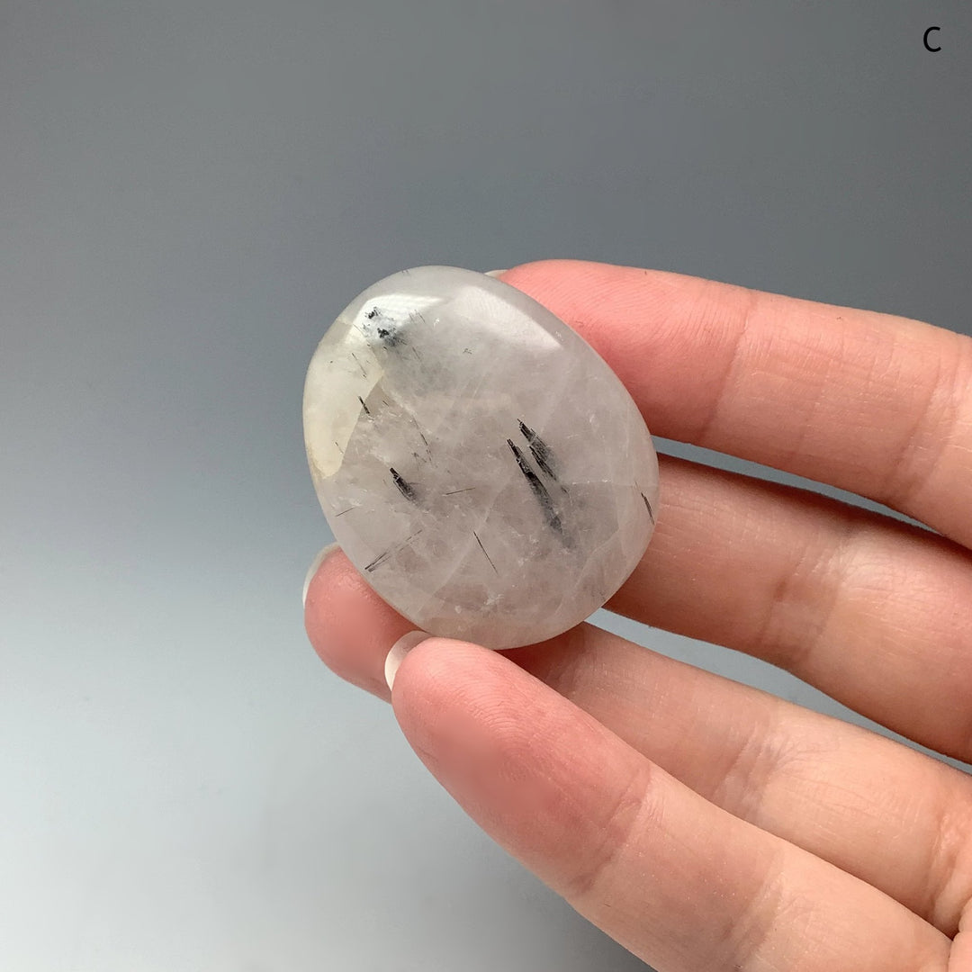 Tourmalated Quartz Touch Stone - Rocks and Gems Canada