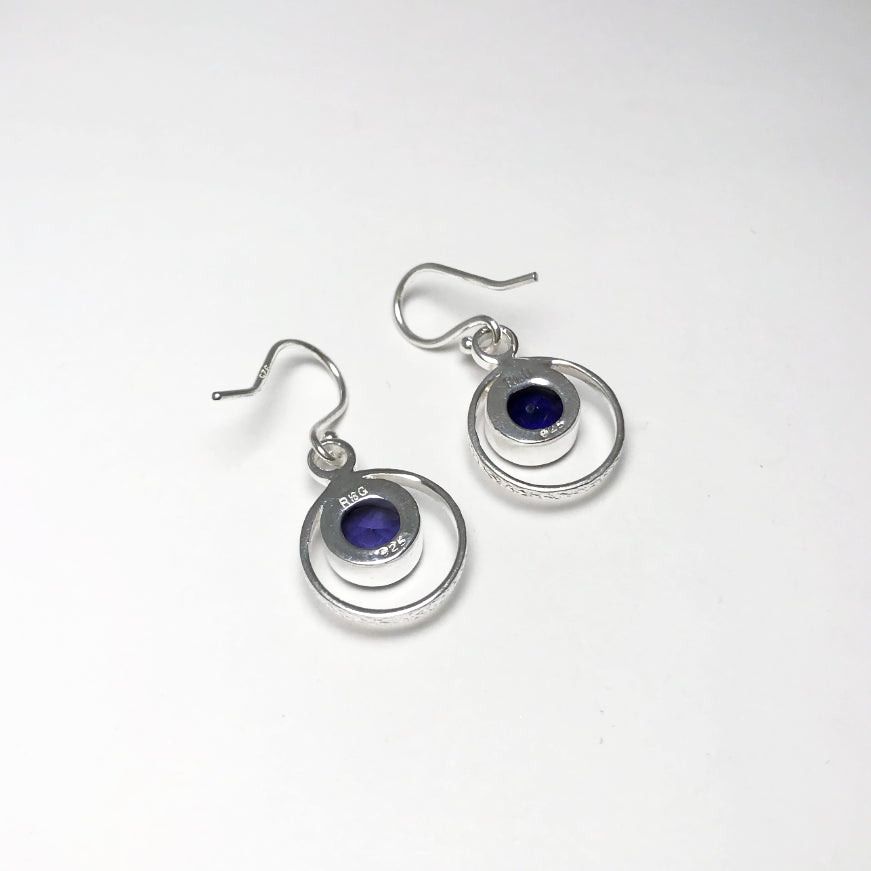 Iolite Dangle Earrings