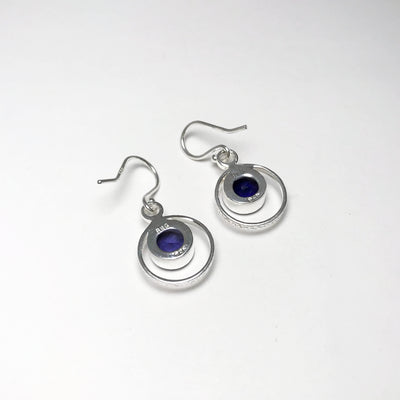 Iolite Dangle Earrings