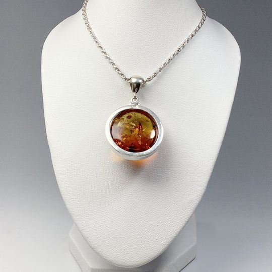 Ombre Amber Pendant - Rocks and Gems Canada