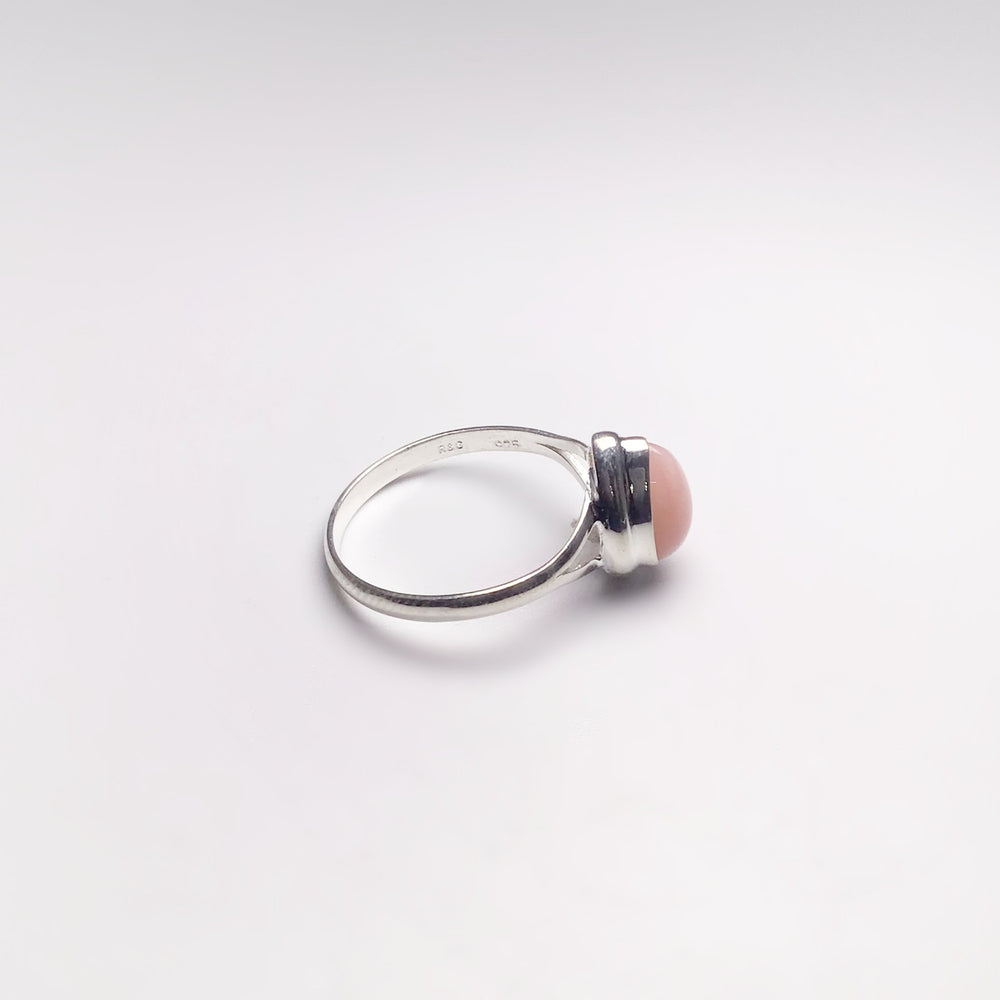 Pink Peruvian Opal Ring - Rocks and Gems Canada