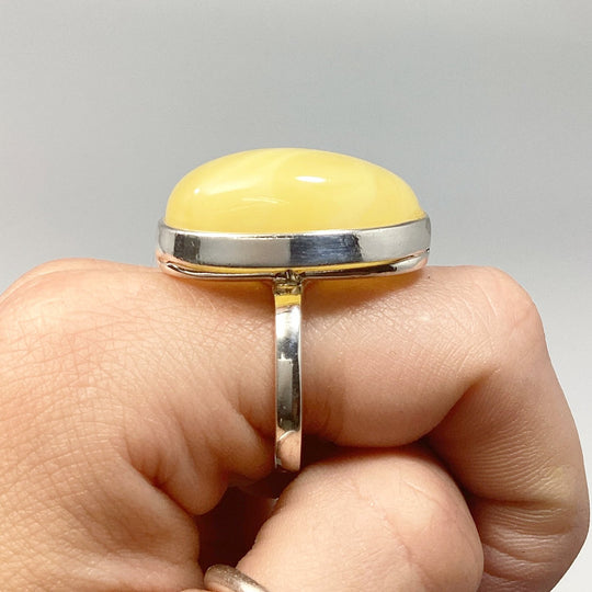 Butterscotch Amber Ring - Rocks and Gems Canada