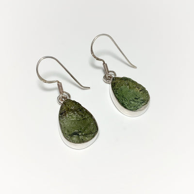 Moldavite Dangle Earrings