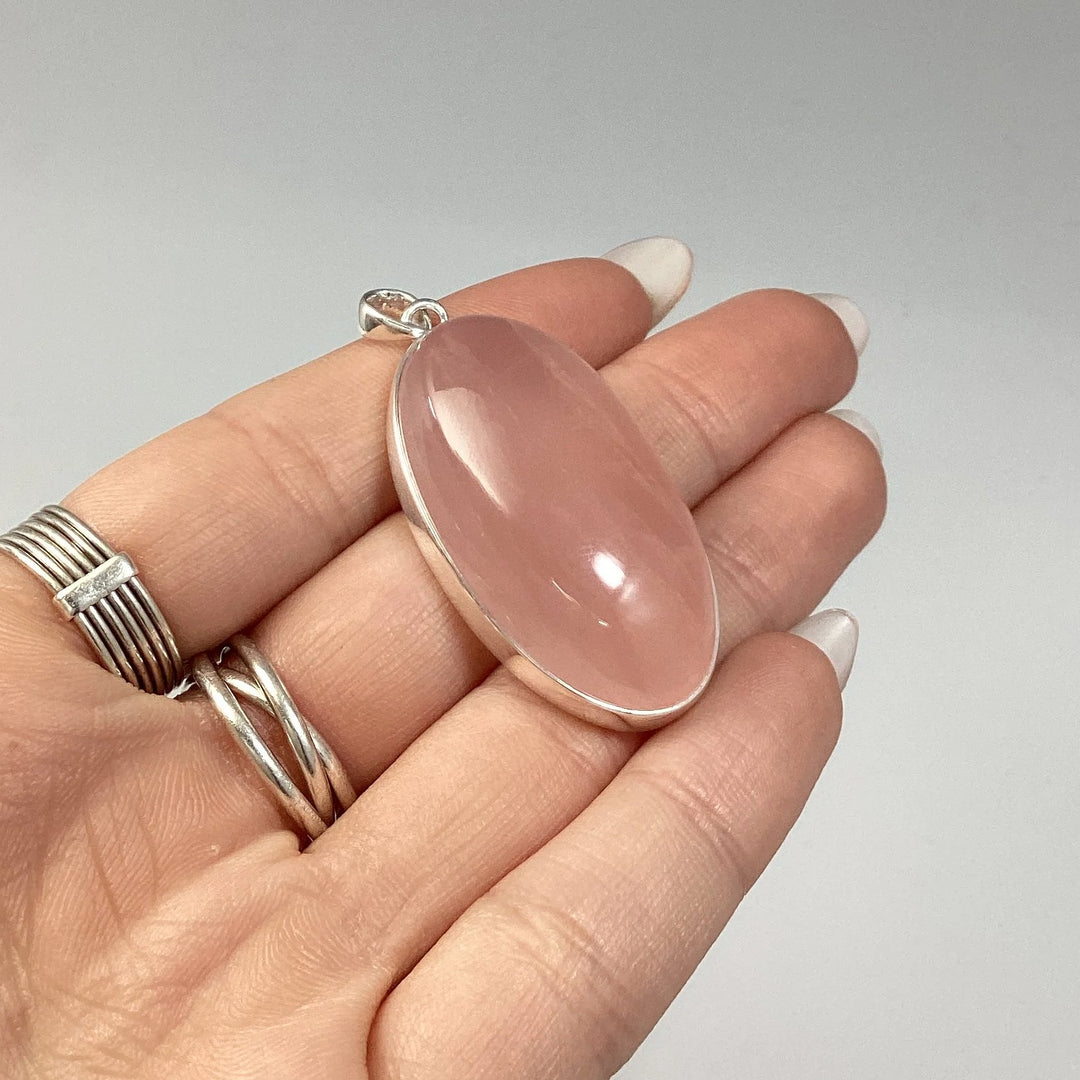 Rose Quartz Pendant - Rocks and Gems Canada