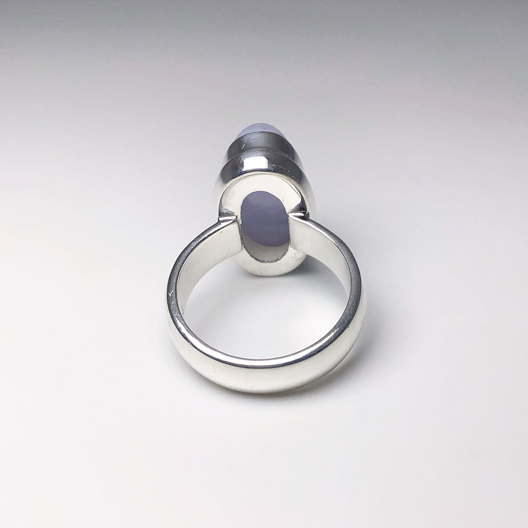 Blue Lace Agate Ring - Rocks and Gems Canada