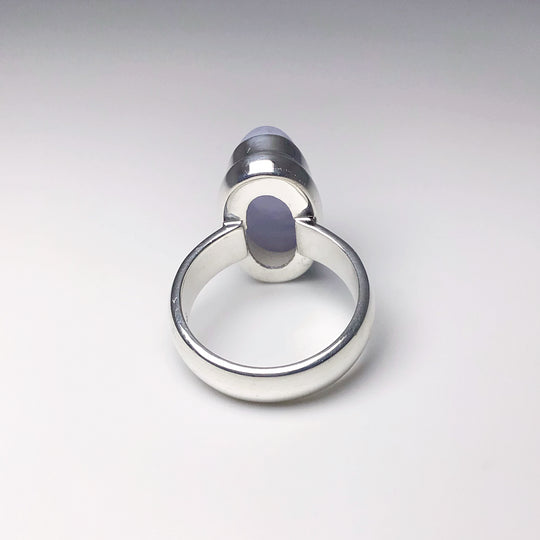 Blue Lace Agate Ring - Rocks and Gems Canada