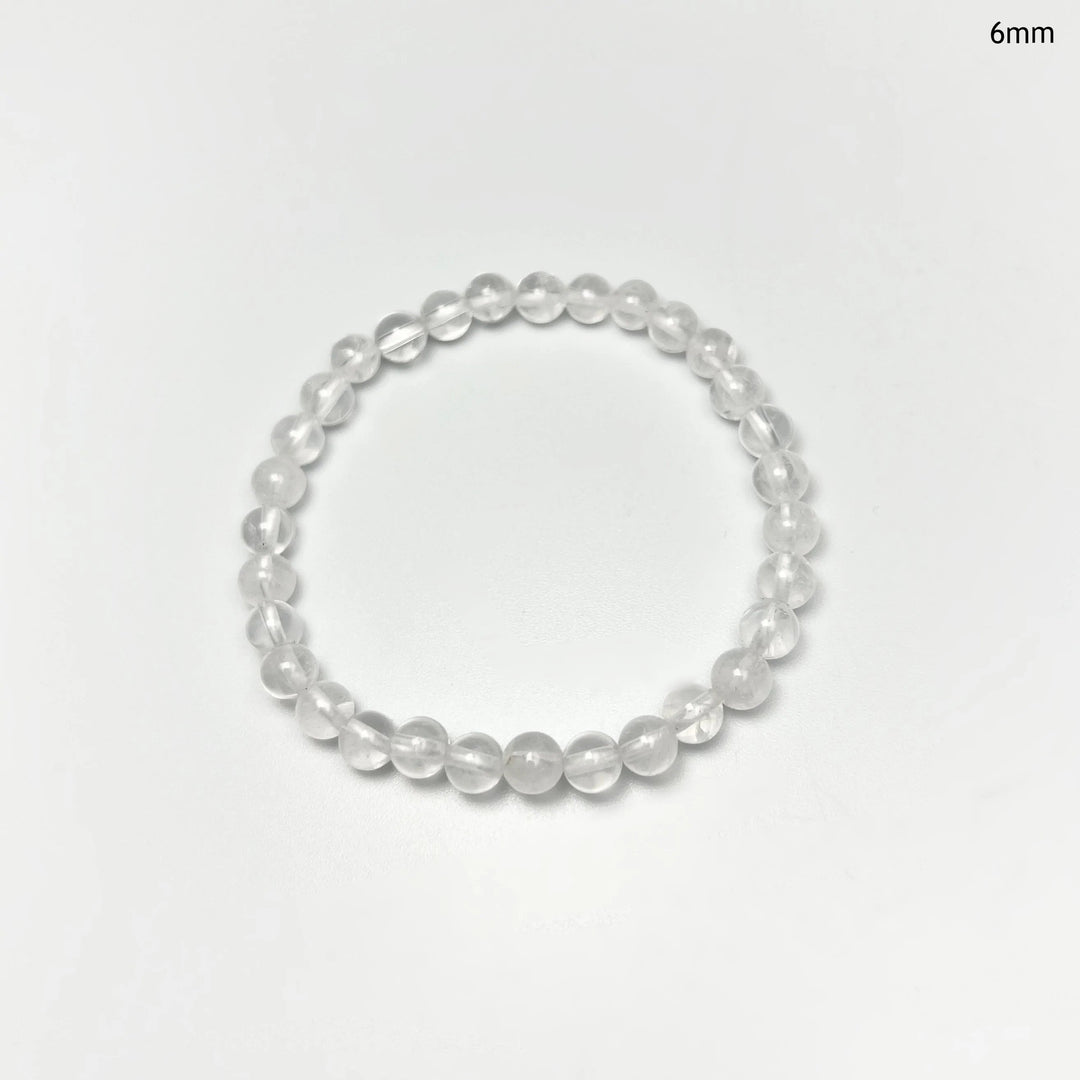 Girasol Milky Quartz Beaded Bracelet - Rocks and Gems Canada