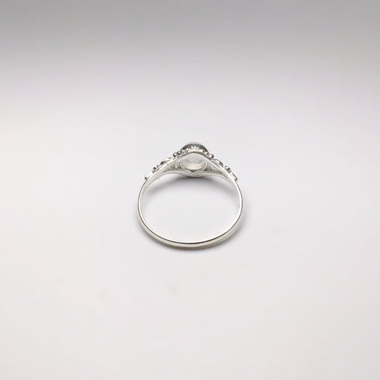 Rainbow Moonstone Ring - Rocks and Gems Canada