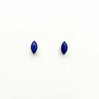 Lapis Lazuli Stud Earrings