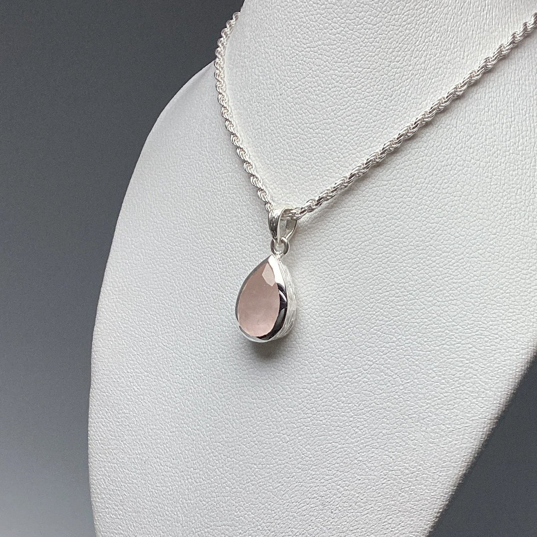 Rose Quartz Pendant - Rocks and Gems Canada