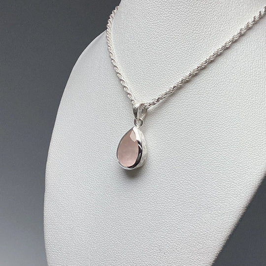 Rose Quartz Pendant - Rocks and Gems Canada