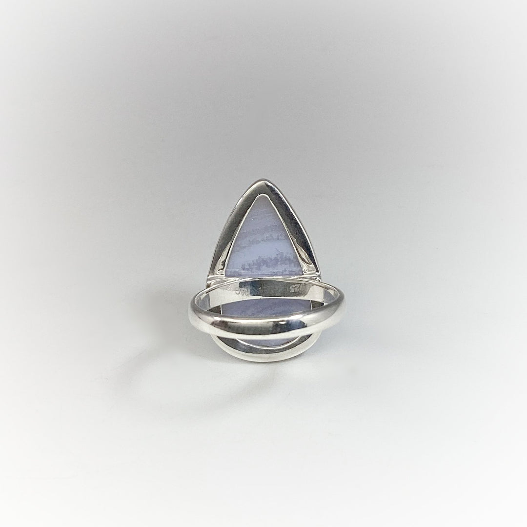 Blue Lace Agate Ring - Rocks and Gems Canada