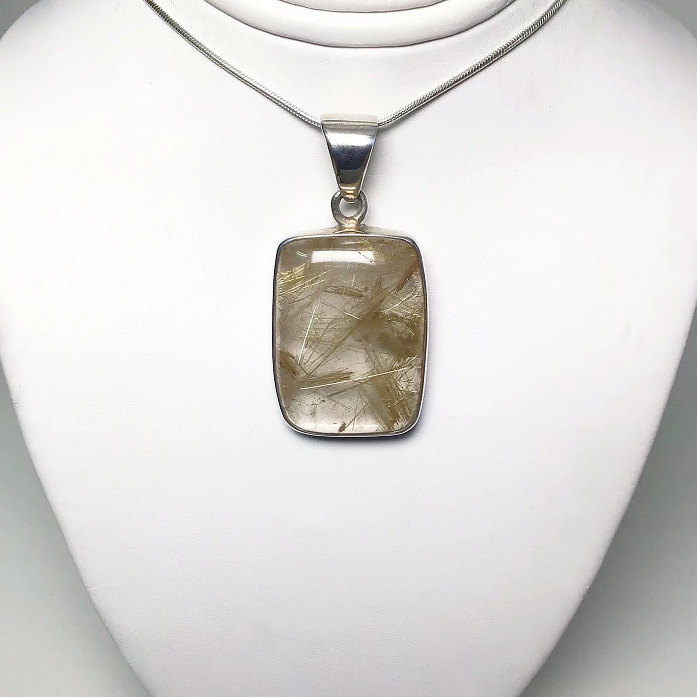 Rutilated Quartz Pendant