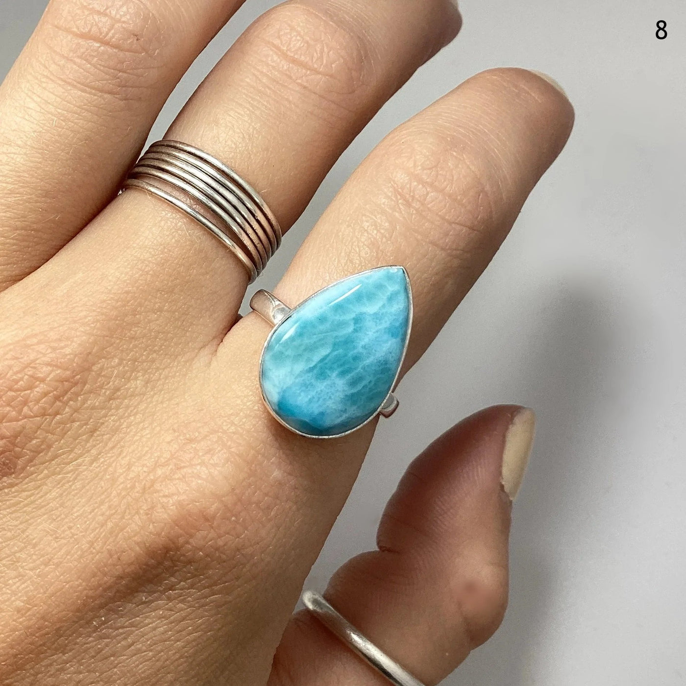 Larimar Ring at $159 Each