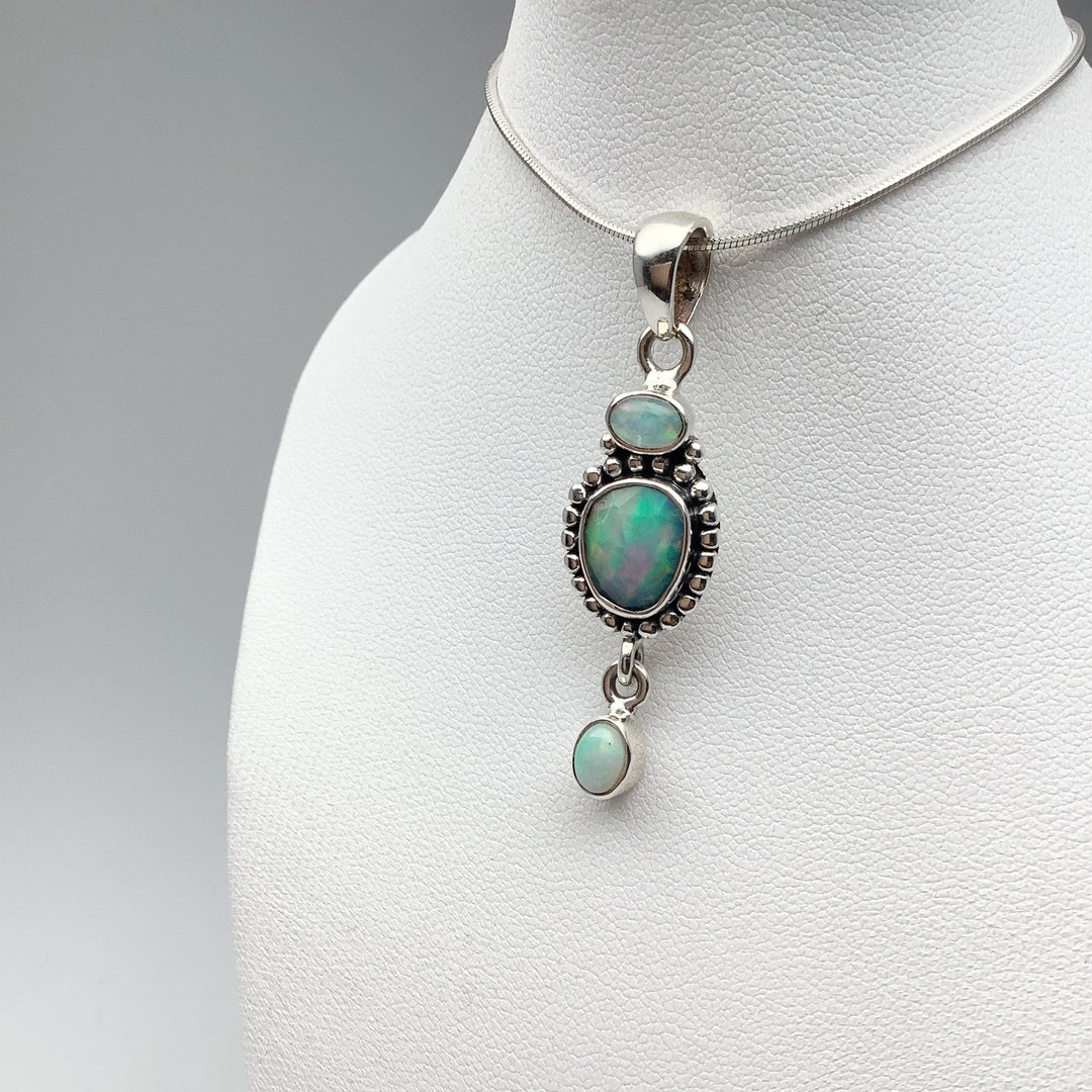 Fire Opal Pendant - Rocks and Gems Canada