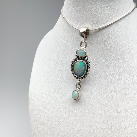 Fire Opal Pendant - Rocks and Gems Canada