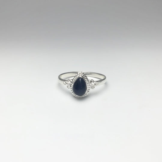 Blue Tiger Eye Ring - Rocks and Gems Canada