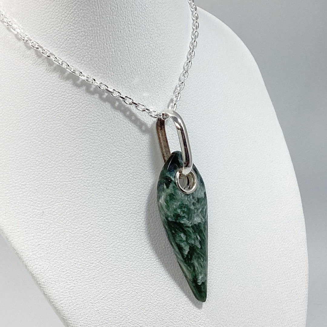 Seraphenite Pendant - Rocks and Gems Canada