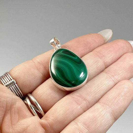 Malachite Pendant - Rocks and Gems Canada